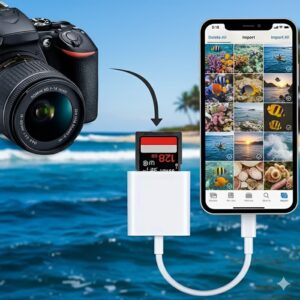 Dual USB-C SD Card Reader – Fast, Compact & Universal